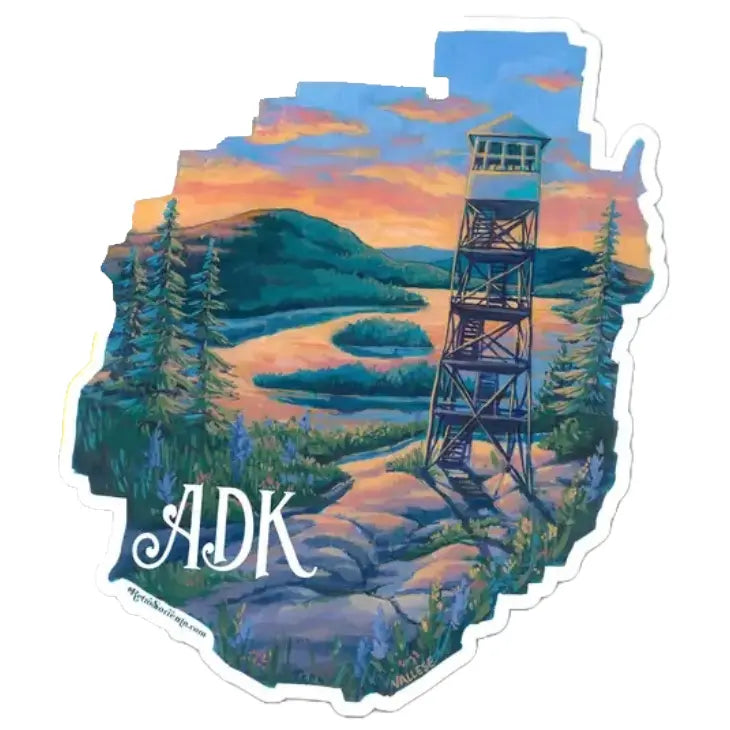 Adirondack Park Fire Tower Magnet 4" Tall