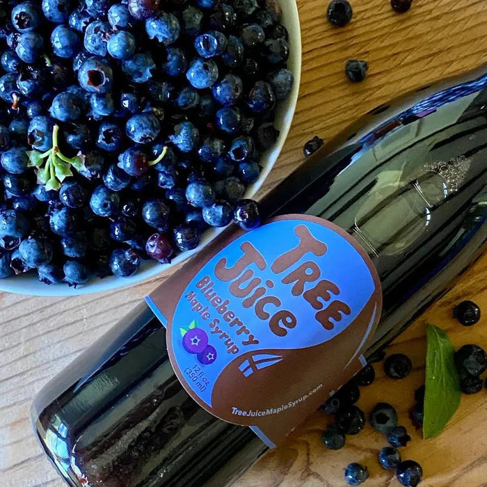 Blueberry Infused Tree Juice Maple Syrup
