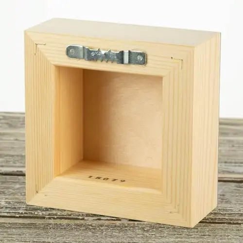 4”x4” Aluminum Flower Print on Wood - My SensibiliTeas - Wall Art from Wyldeflower Studio