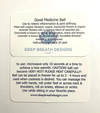 Good Medicine Ball Deep Breath Design's