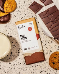 58% Oat Milk Chocolate Bar - My SensibiliTeas - Unroasted Chocolate Bar from Raaka Chocolate