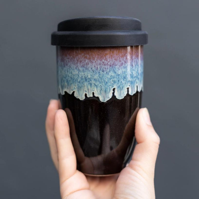 Monsoon 12 oz Ceramic Travel Mug