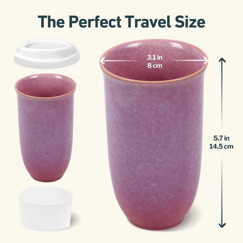 Astral Bloom Ceramic 16 oz Travel Mug