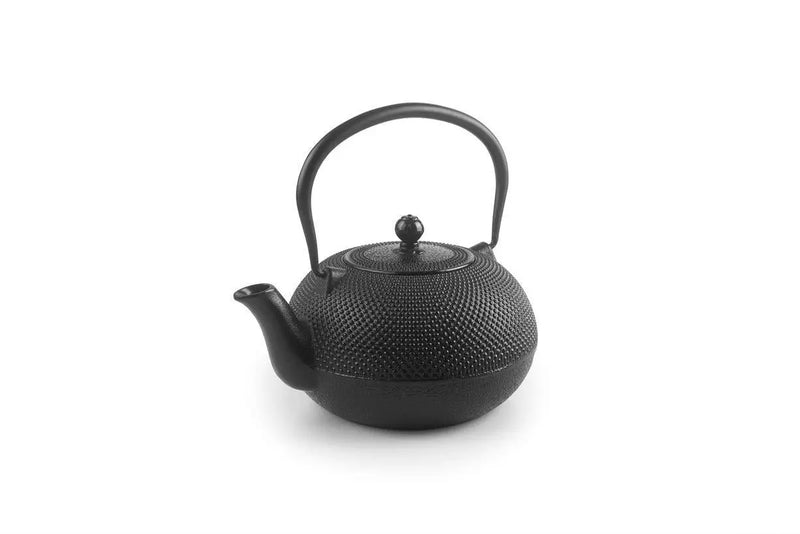 Black Cast Iron Teapot