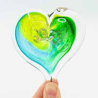 Small Glass Hearts