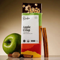 60% Apple Crisp Chocolate Bar - My SensibiliTeas - seasonal chocolate from Raaka Chocolate
