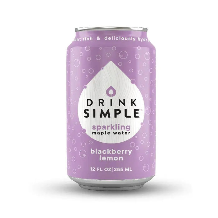 Blackberry Lemon Sparkling Maple Water