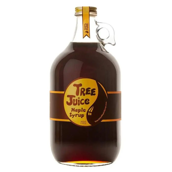 64 oz Tree Juice Maple Syrup Glass Jug - My SensibiliTeas - New York Maple Syrup from Tree Juice