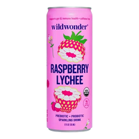 Raspberry Lychee Sparkling Prebiotic + Probiotic Drink