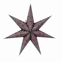 Black and Pink Cathedral Star Lantern