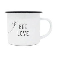 12 oz Enamel Bee Love Mug