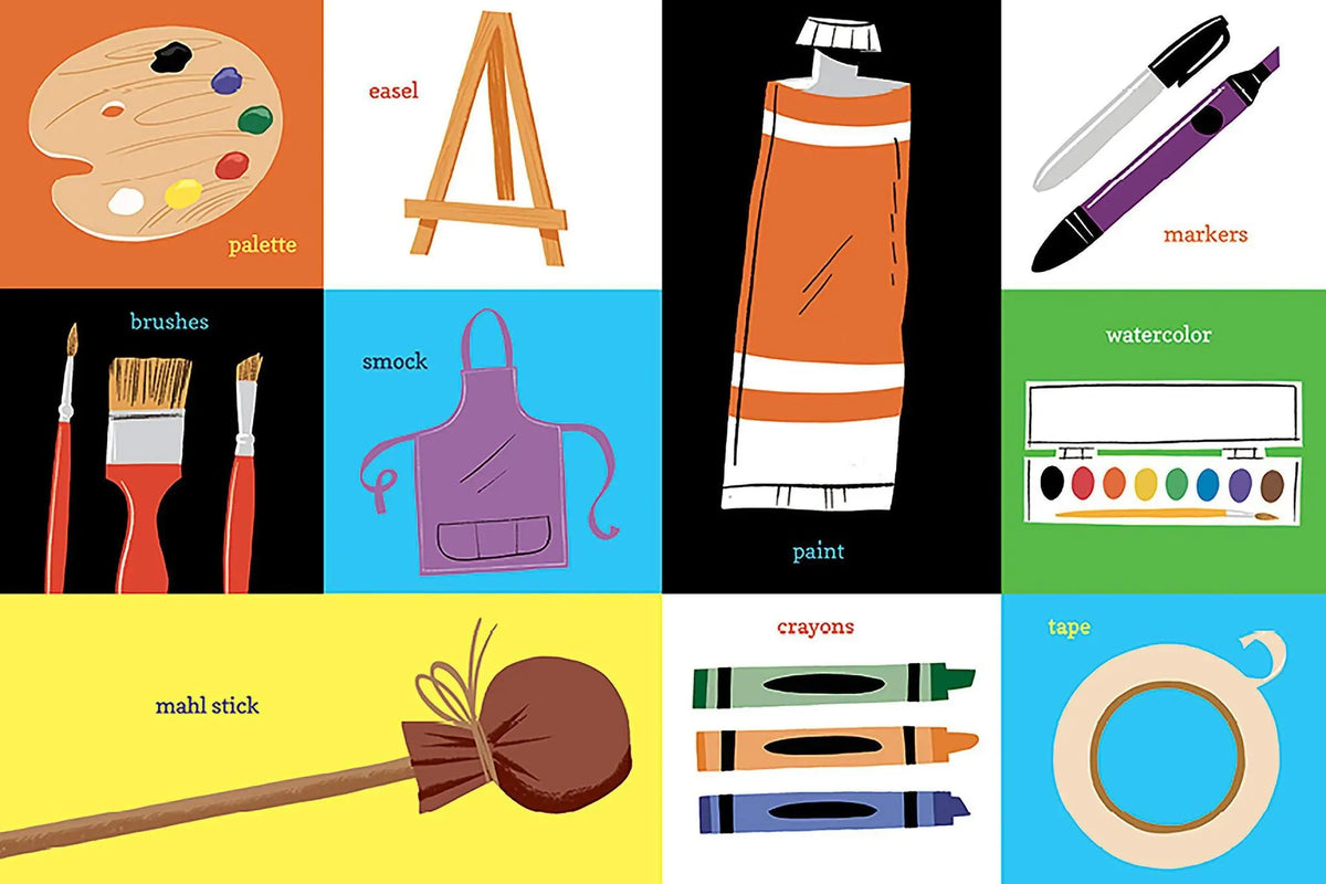 100 First Words for Little Artists by  My SensibiliTeas