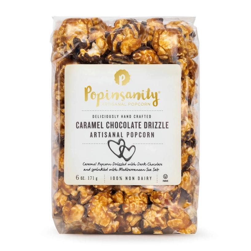 Caramel Chocolate Drizzle Gourmet Popcorn - 6oz Bag