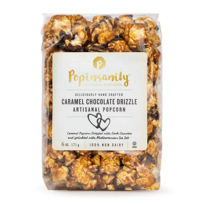 Caramel Chocolate Drizzle Gourmet Popcorn - 6oz Bag
