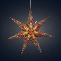 Brown Green Cathedral Star Lantern