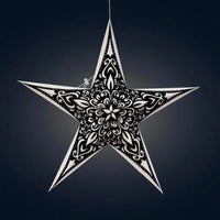 Narna 5 Pointer 24" Pearl Paper Star Lantern Light