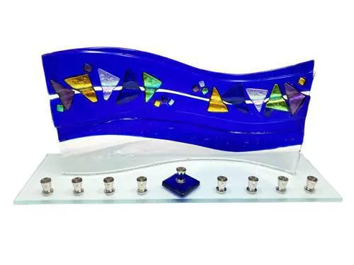 Quasar Blue Menorah