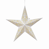 White and Yellow Cathedral Star Lantern
