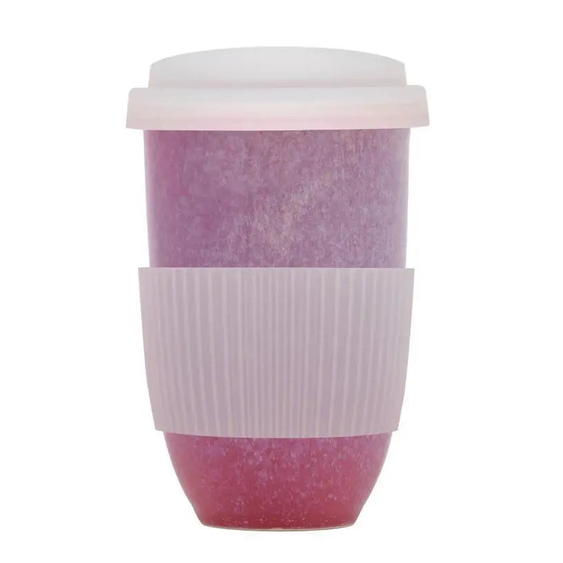 Astral Bloom 12oz Ceramic Travel Mug