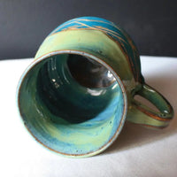 Teal Mountain Mug by  The Midnight Mustard Seed