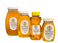 8 oz. Raw Wildflower Honey in Glass Jar - My SensibiliTeas - raw honey from Pleasant Valley Apiary