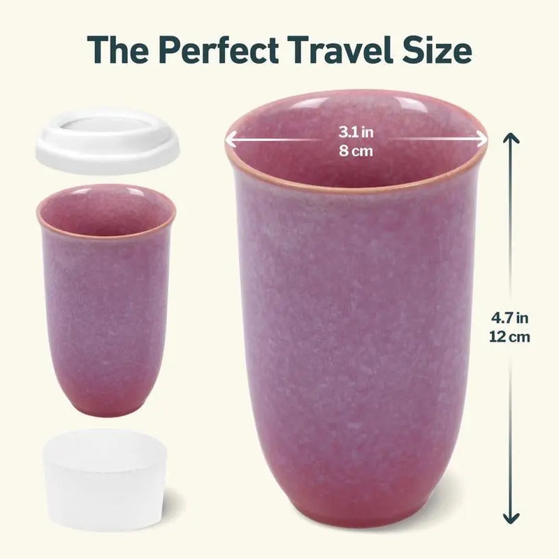 Astral Bloom 12oz Ceramic Travel Mug