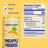 Pineapple Paradise Sparkling Prebiotic + Probiotic Drink