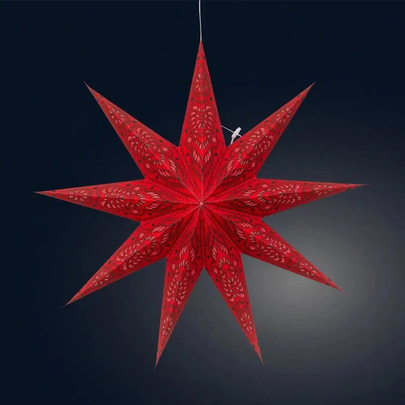 Phoenix Red Paper Star Lantern