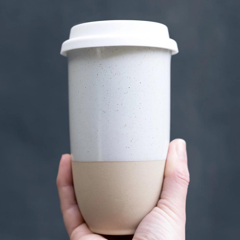 Dune 16 oz Ceramic Travel Mug