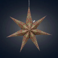 Brown Green Cathedral Star Lantern