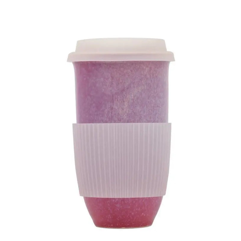 Astral Bloom Ceramic 16 oz Travel Mug