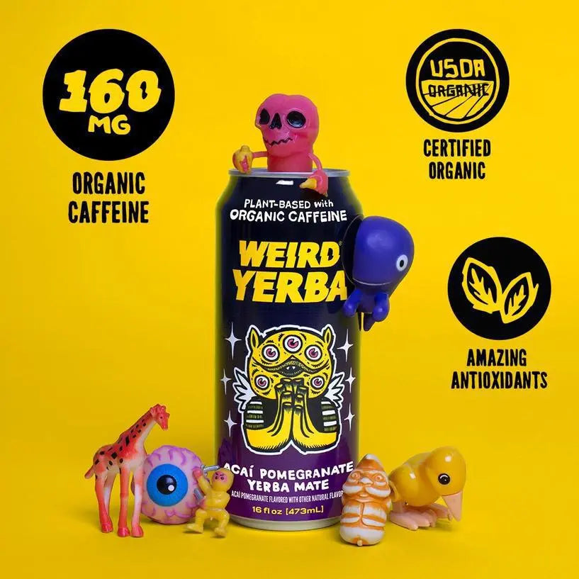 Organic Acai Pomegranate Yerba Mate 16oz Can