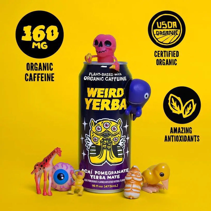Organic Acai Pomegranate Yerba Mate 16oz Can