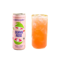 Guava Rose Sparkling Probiotic and Prebiotic