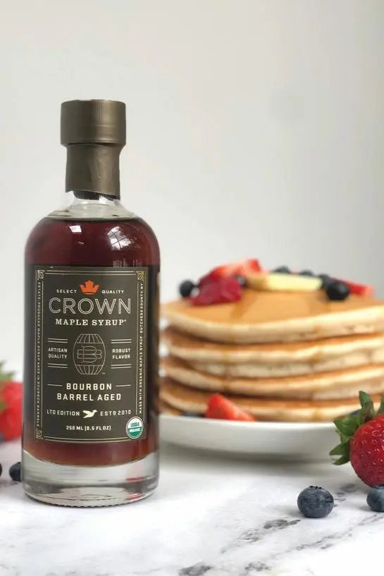 Organic Bourbon Barrel Aged Maple Syrup