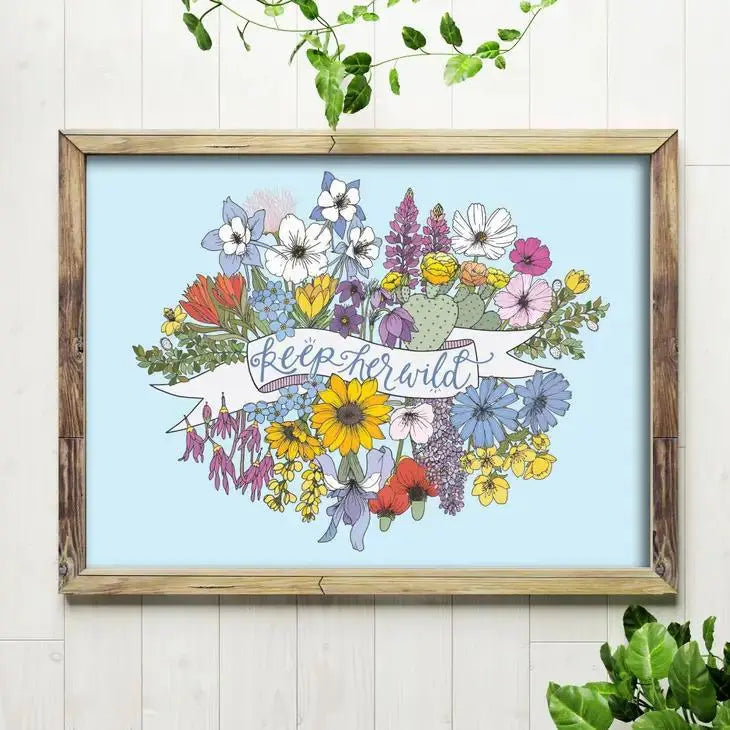 Keep Her Wild Art Print