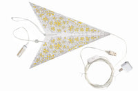 White and Yellow Cathedral Star Lantern