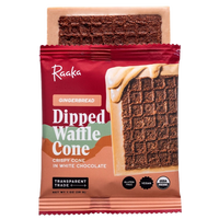 Raaka Gingerbread Dipped Waffle Cone Bar