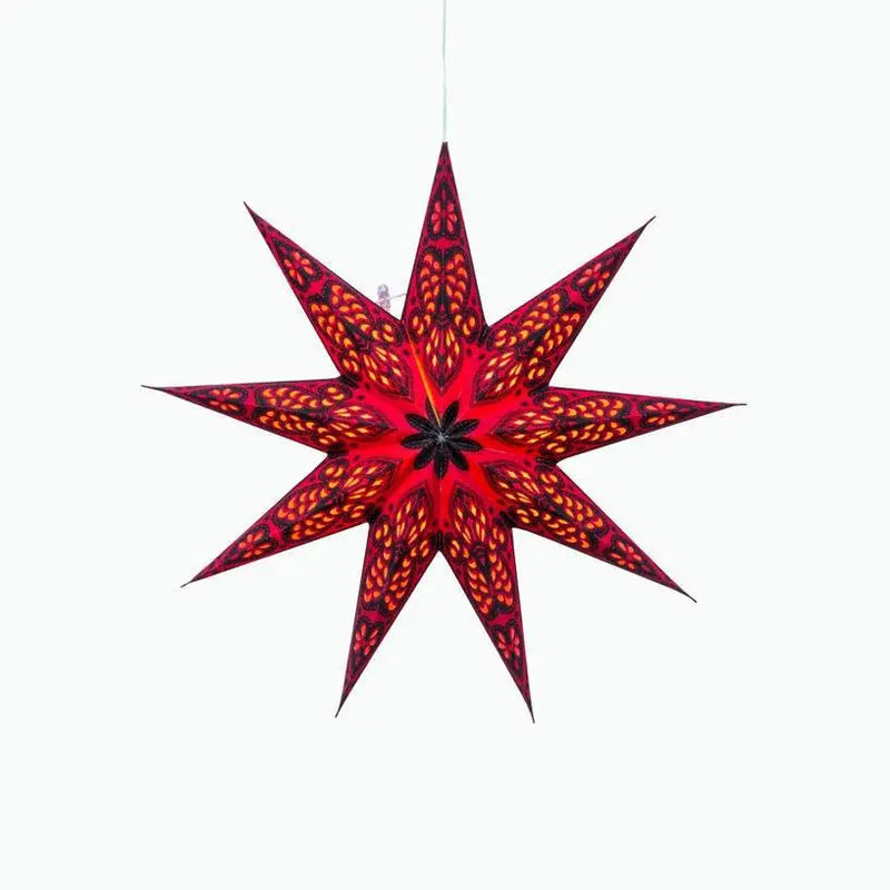 Phoenix Red Paper Star Lantern