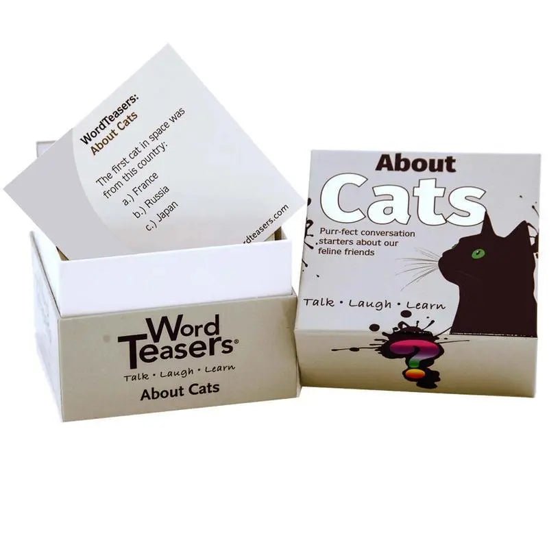 About Cats - My SensibiliTeas - cat lovers gift from Word Teasers