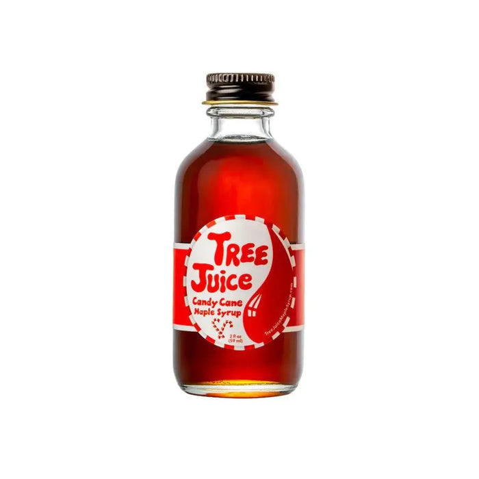 2 oz Candy Cane Infused Tree Juice Maple Syrup
