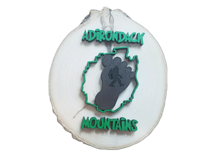 Adirondack Mountains Bigfoot Footprint Magnet - My SensibiliTeas - wood magnet from Spears Creations