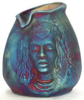 African Princess Vase - My SensibiliTeas - Vase from Raku Art Inc