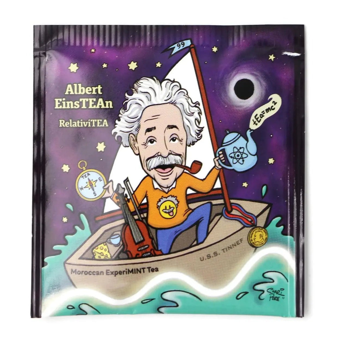 Albert EinsTEAn Sticker - My SensibiliTeas - vinyle sticker from The TeaBook