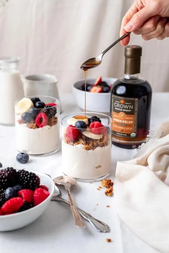 Amber Color and Rich Taste Organic Maple Syrup - My SensibiliTeas - maple syrup from Crown Maple