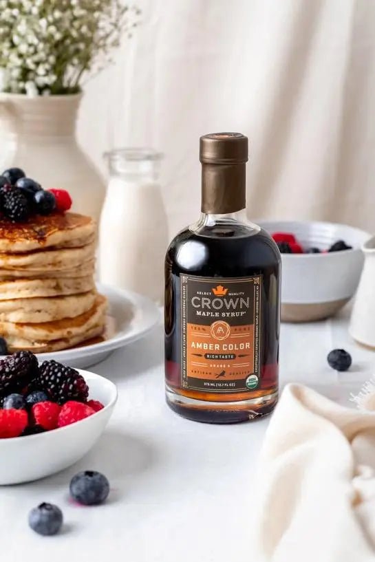 Amber Color and Rich Taste Organic Maple Syrup - My SensibiliTeas - maple syrup from Crown Maple