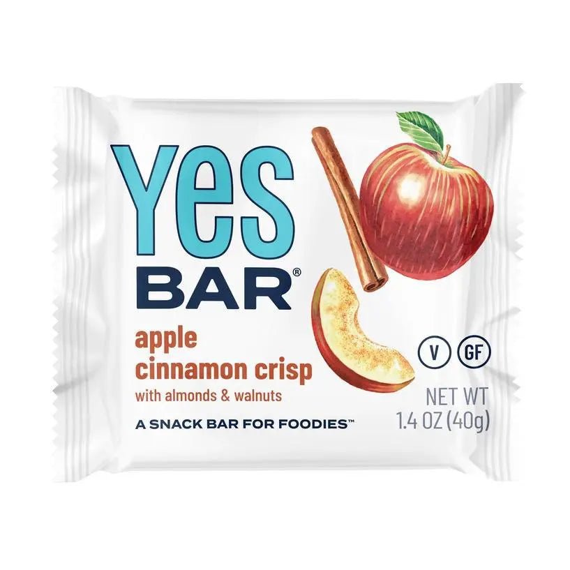 Apple Cinnamon Crisp Yes Bar - My SensibiliTeas - all natural energy bar from Yes Bar