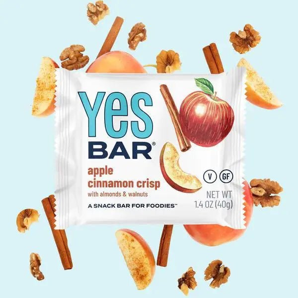 Apple Cinnamon Crisp Yes Bar - My SensibiliTeas - all natural energy bar from Yes Bar
