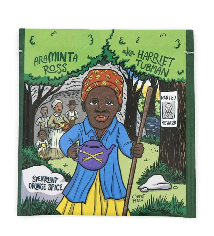 AraMINTa Ross Sticker - My SensibiliTeas - black history sticker from The TeaBook