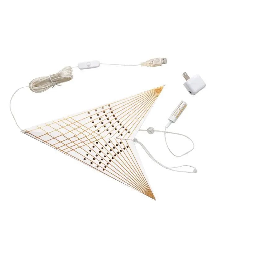 Art Deco Star Lantern - My SensibiliTeas - paper star lantern from Artschatz